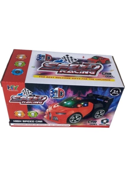 Kutulu Işıklı Sesli Araba