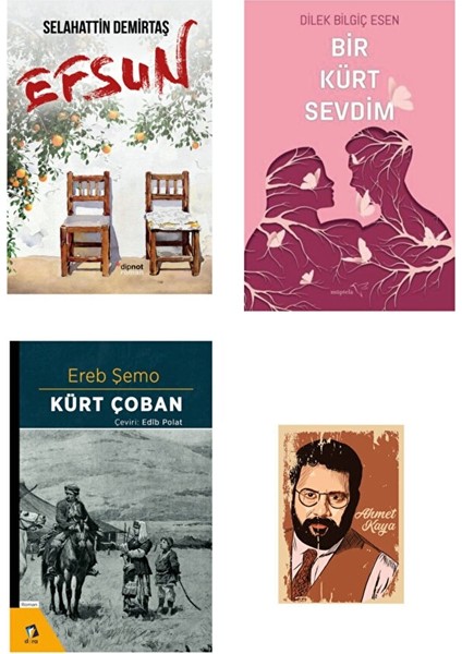Efsun Selahattin Demirtaş Bir Kürt Sevdim Kürt Çoban Roman Seti