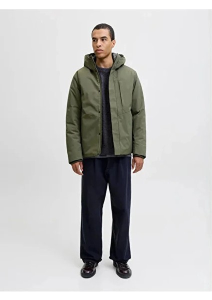 Jack&jones 12278781 Erkek Mont - Haki fırsatları
