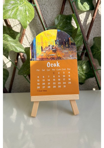 2026 Van Gogh Takvim+ Tahta Stand fiyatları
