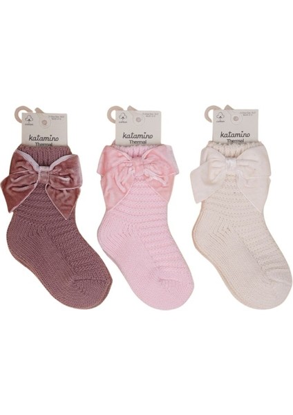 Nessiworld Gülden Aksesuarlı Kız Bebek Havlu Soket Çorap 450907 Asorti