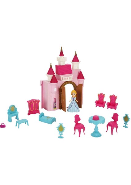 Rüya Evi Şato Oyun Seti – Bebekli ve Aksesuarlı Evcilik Prenses Şatosu fırsatları