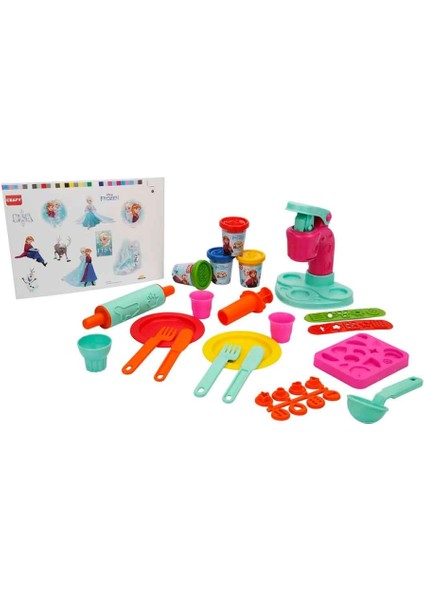 Frozen Dondurma Fabrikası Oyun Hamuru Seti 200 gr 29 Parça modelleri