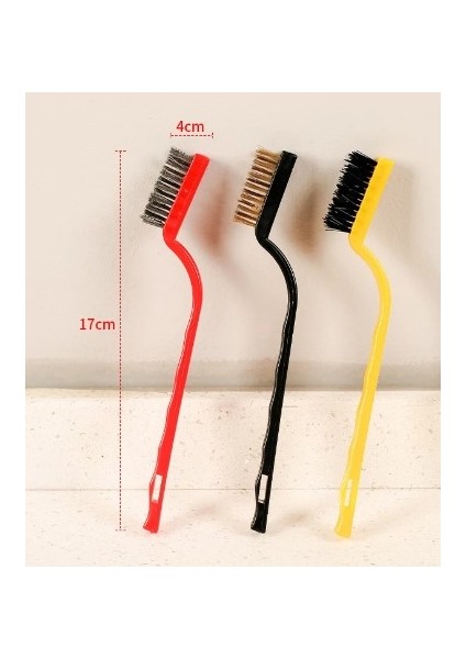 3 Parça Tel Fırça Detaylı Temizlik Seti fiyatları