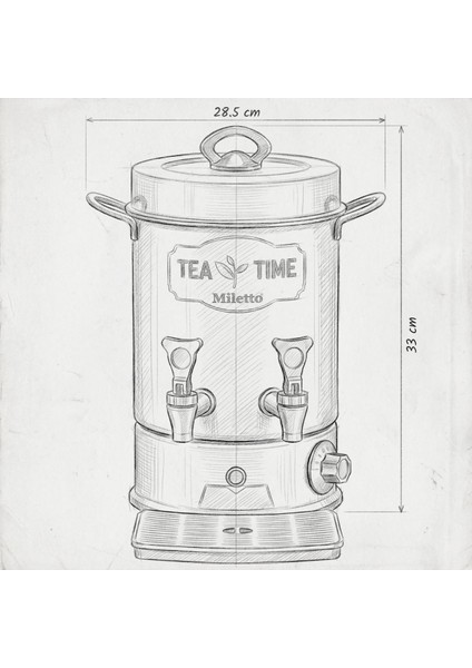 60 Bardak Black Çay Makinesi 6,6 Lt - MR21S modelleri