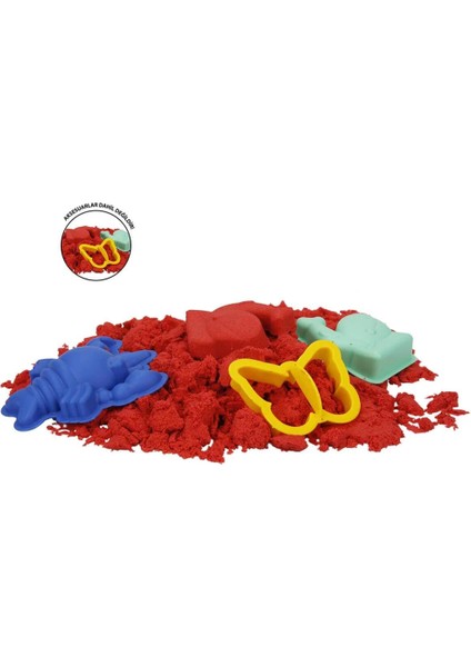 Kırmızı Kinetik Kum 500 G modelleri