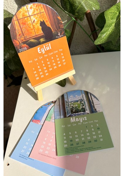 2026 Takvim +Tahta Stand