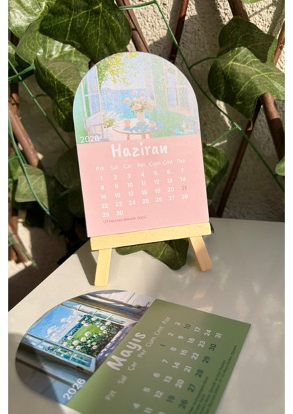 2026 Takvim +Tahta Stand