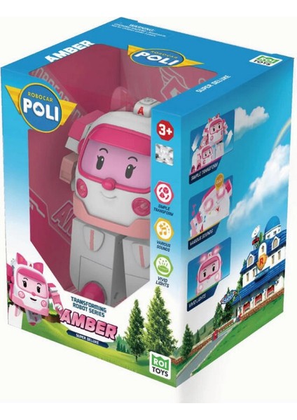 Robocar Poli Büyük Transforming Robot Amber fiyatları