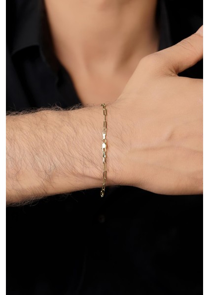 14 Ayar Altın Ataç Zincir Erkek Set indirimleri