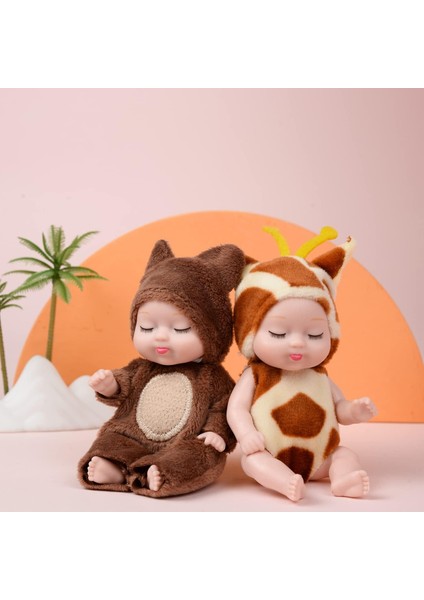 Lovely Doll 6 Adet Bebek Figür Oyuncak 10 cm Değişebilir Kıyafetli - Kutulu fırsatları