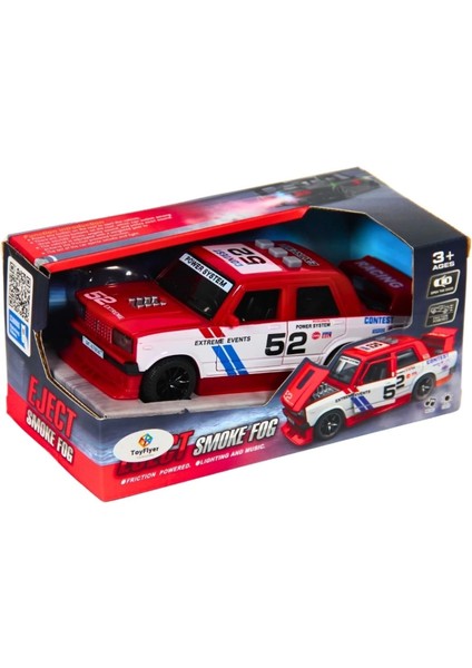 Işıklı Sesli Duman Çıkaran Sürtmeli Modifiye Araba LDP-1A