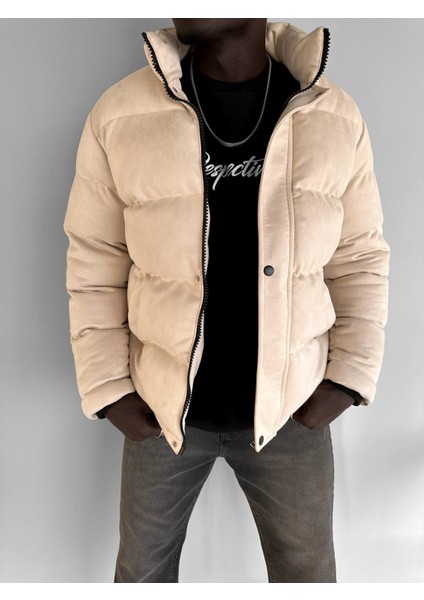 Erkek Dolgulu Nubuk Mont Bej indirimleri