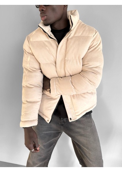 Erkek Dolgulu Nubuk Mont Bej