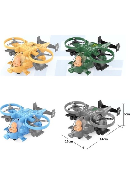 MXT-3616 Sürtmeli Askeri Helikopter -Vardem Oyuncak