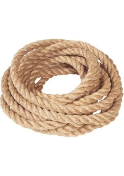 6 mm 1.kalite 30 Metre Jüt Halat Ip Dekoratif Hasır Ip Kendir fiyatları