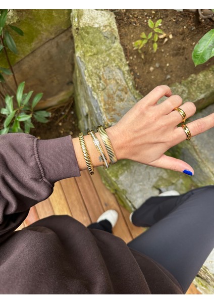 Altın Kaplama Kelepçe Bilezik Set fiyatları