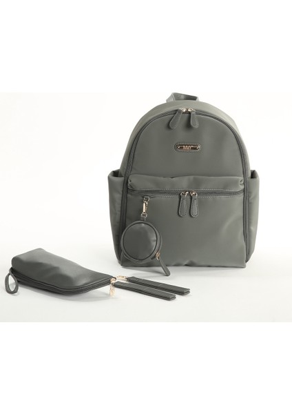 Diamond Anne Bebek Bakım Sırt Çantası 7345 Gri