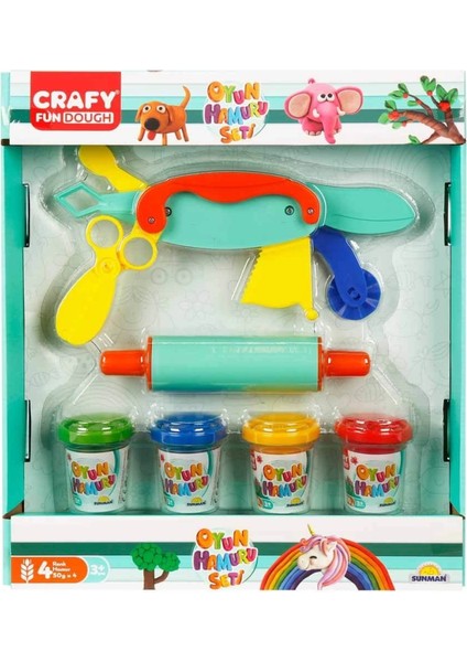 Oyun Hamuru Şekillendirme Seti 200 gr 6 Parça Pembe Merdane fırsatları