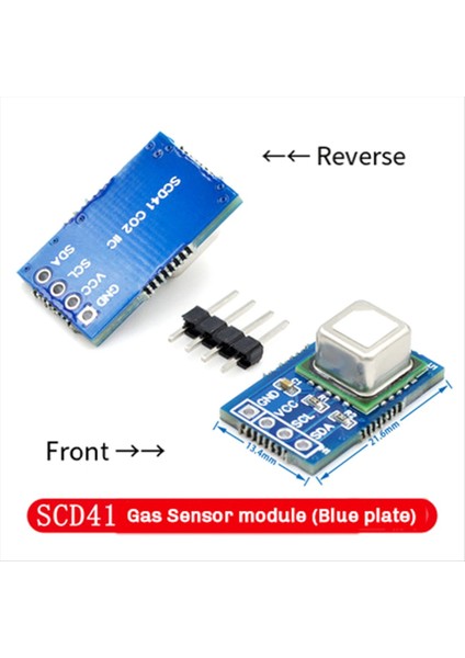 SCD41 Gaz Sensörü Modülü Bir Sensör I2C Iletişiminde Co2 Karbondioksit Sıcaklığını ve Nemini Algılar (Yurt Dışından) fiyatları