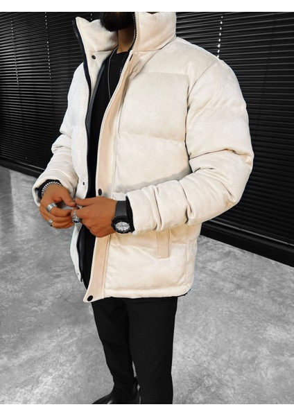 Erkek Dolgulu Nubuk Mont Bej