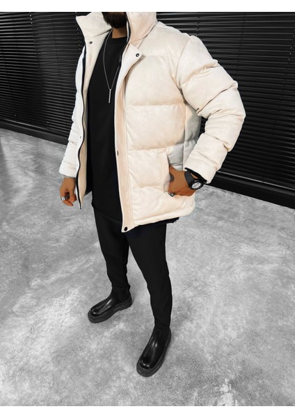 Erkek Dolgulu Nubuk Mont Bej fiyatları