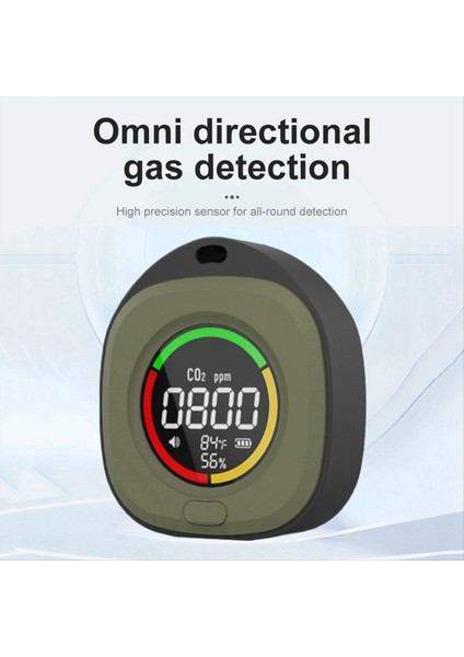 K5C Mini Karbon Dioksit Dedektörü Co Test Cihazı Hava Kalitesi Taşınabilir Monitör LED Ekran USB Typc-C Şarjı Iç Mekan A (Yurt Dışından) fırsatları