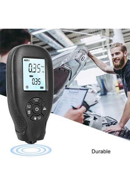 Coation Kalınlık Göstergesi 0 05-2mm Boya Film Kalınlık Test Cihazı Araç Kaplama Ölçüm Araçları Otomotiv Boya Ölçer Siyah (Yurt Dışından) indirimleri