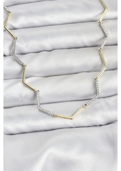 Vıp Seri Zikzak Model Kadın Kolye