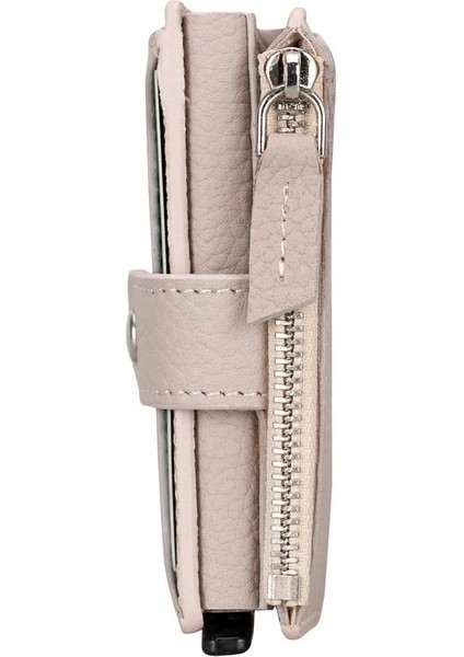 Deri Cüzdan ve Kartlık, Mekanizmalı, 10 Adet Kart Bölmeli, Bej modelleri