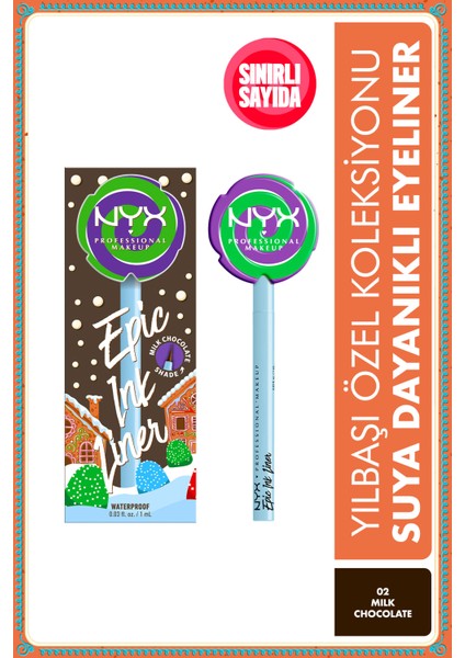 Holiday Özel Koleksiyonu Candy Swirl Eyeliner – Milk Chocolate