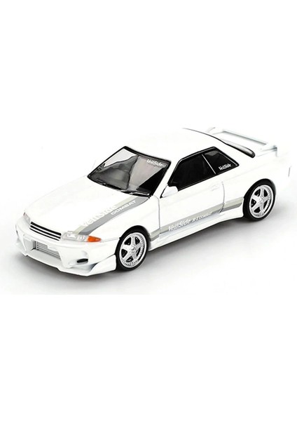 Mini Gt 1/64 Nissan Skyline Gt-R (R32) Veilside Combat C-I White modelleri