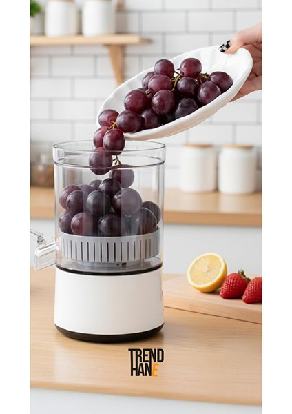 Şarjlı Otomatik Meyve Sıkacağı | Portakal – Mandalina – Greyfurt Sıkma Makinesi | Taşınabilir modelleri