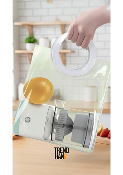 Şarjlı Otomatik Meyve Sıkacağı | Portakal – Mandalina – Greyfurt Sıkma Makinesi | Taşınabilir indirimleri