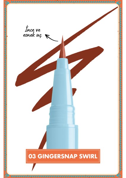 Holiday Özel Koleksiyonu Candy Swirl Eyeliner – Gingersnap Swirl fiyatları