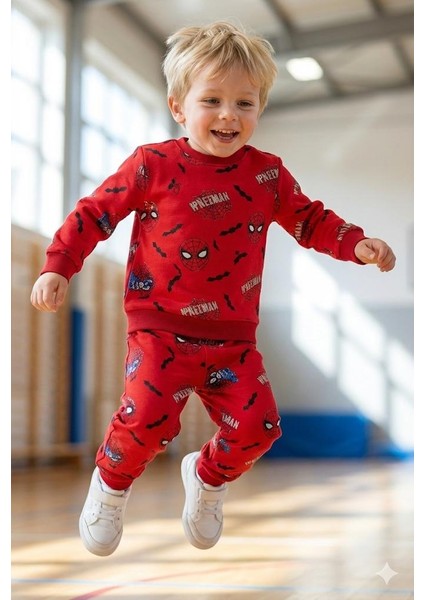 Karakter Desenli Erkek Çocuk Pijama Takımı