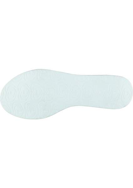 Lumi Beyaz Streç Yuvarlak Burun Taşlı Gizli Dolgu Topuklu Günlük Ayakkabı