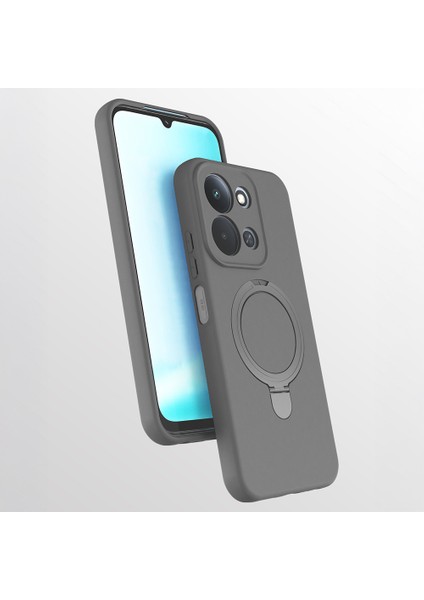 Xiaomi Redmi 15C Kılıf Samara Standlı Araç Tutucu Özellikli Standlı Yüzüklü