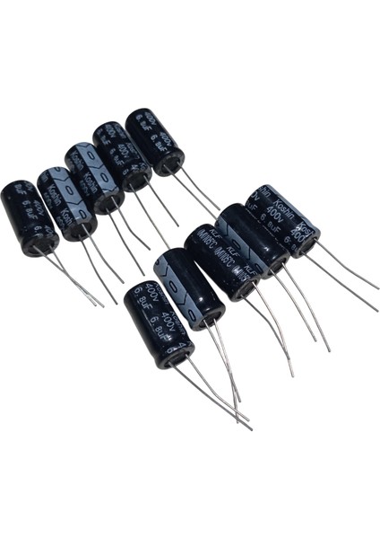 10 Adet 6.8uf 400V Elektrolitik Kondansatör 10X20MM modelleri