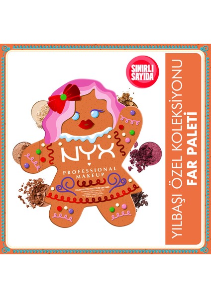 Holiday Özel Koleksiyonu Gingerbaddie Eyeshadow Far Paleti