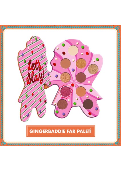 Holiday Özel Koleksiyonu Gingerbaddie Eyeshadow Far Paleti fiyatları