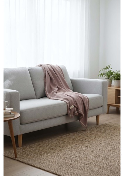 Odin Throw Koltuk Şalı Tv Battaniyesi 130X170 Toprak fiyatları