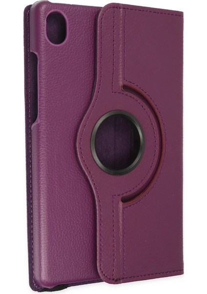 Samsung Galaxy X510 Tab S9 Fe 11 Kılıf 360 Tablet Deri Kılıf - Mürdüm