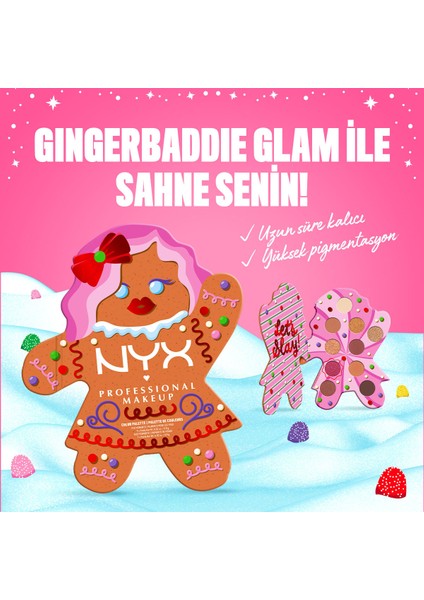 Holiday Özel Koleksiyonu Gingerbaddie Eyeshadow Far Paleti indirimleri