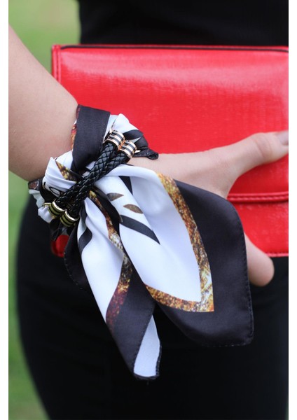 Desenli Fular Ekru fiyatları