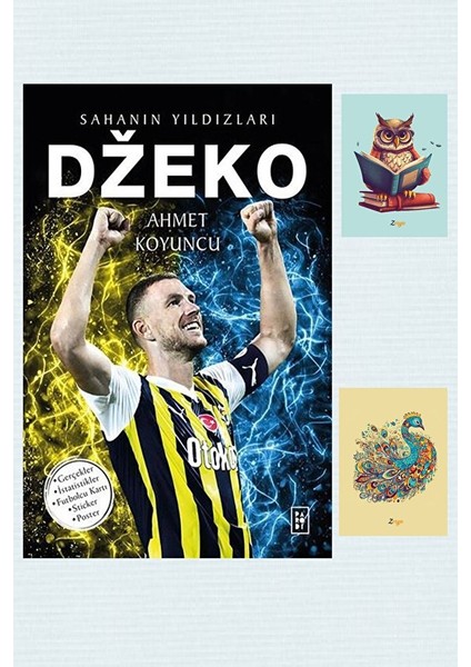Dzeko - Sahanın Yıldızları - Ahmet Koyuncu - Parodi Yayınları - 9786258364934 - Not Defterli Seti