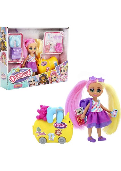 Mini Bebek ve Aksesuarlı Seyahat Seti – 12 cm Bavullu Koleksiyonluk Figür fiyatları