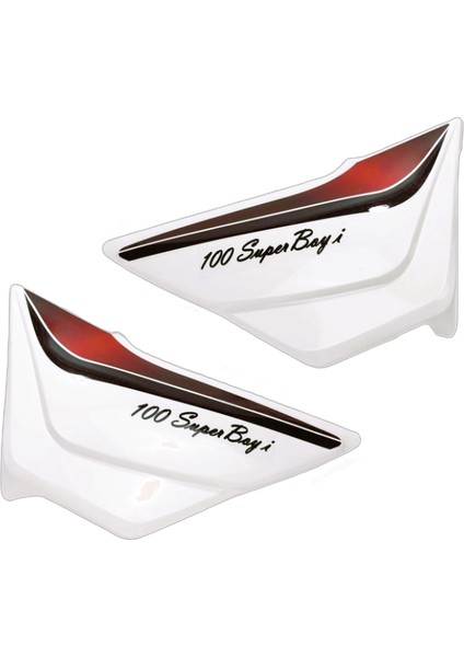 Mondial 100 Superboy I Yan Akü Kapak Takım Beyaz