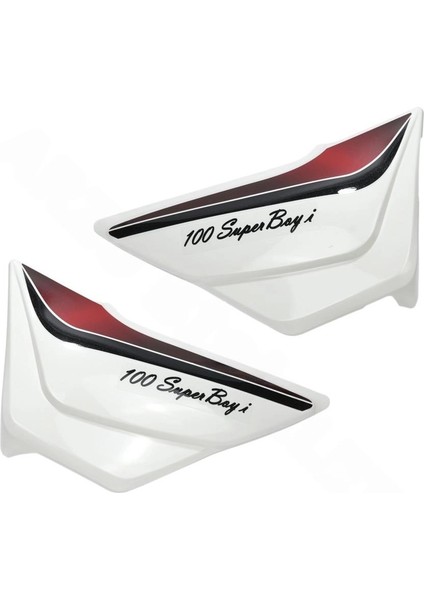 Mondial 100 Superboy I Yan Akü Kapak Takım Beyaz fiyatları