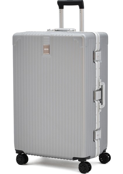 Alüminyum Alaşımlı Büyük Boy Valiz – Tsa Kilitli, Ultra Dayanıklı Sert Kabuk, 360° Sessiz Tekerlek